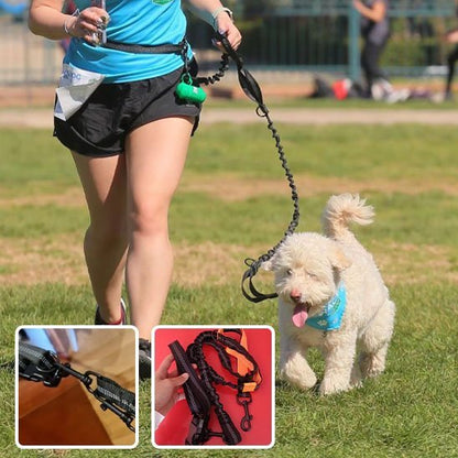 Laisse canicross | Premium Confort - Mon Chien Sportif